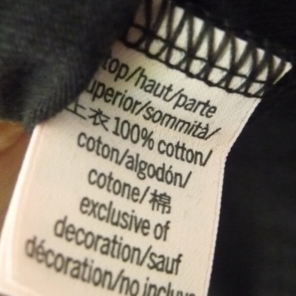 VS BLACK LOGO TOP SIZE XS OVERSIZED - Picture 9 of 9